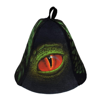 Шапка банная Глаз дракона войлок Hot Pot 41359 *120