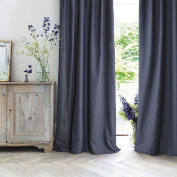 Комплект штор рогожка 165*270см индиго Волшебная ночь ДТ172 Ш0136 КШК038 58 *1/3