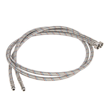 Шланг соединительный к смесителю 150 см нерж.сталь VALFEX М10*18-1/2" уп.2шт *1/25