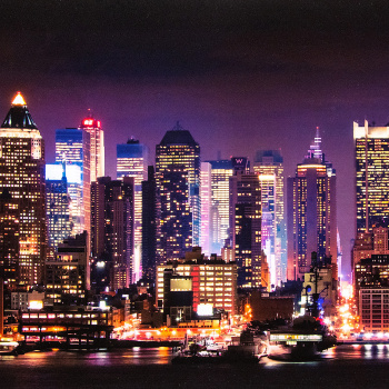 Панель ABS 3000х600 мм, город, 1.8 м²