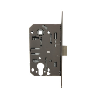 Защелка врезная п/ручку и фиксатор ГРАФИТ БЕСШУМНАЯ 5300-Р-WC-GRF Апекс *1/5/40