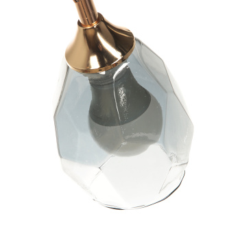 Люстра N4202/2 COFFEE+FGD 2*40W  E27 (L=600; w-600; h-230)  VERNER LIGHTING *1