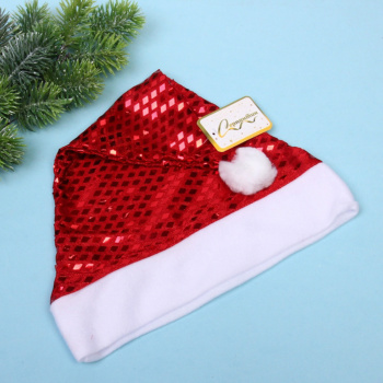 Колпак новогодний Серпантин «Волшебство», красный