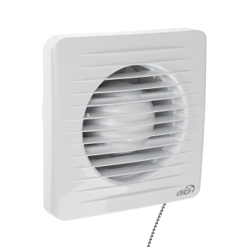 Вентилятор 100 ERA 4S С-02 (Ø100мм, обратный клапан,тяговый выкл, 97 м3/ч, сетка 150*150мм) *1/20