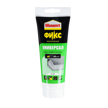 Жидкие гвозди 250 г Момент Монтаж ФИКС Универсал, белый