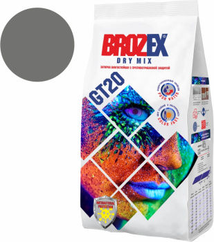 Затирка для швов 2 кг BROZEX GT20, лофт Затирка для швов 2 кг BROZEX GT20, лофт