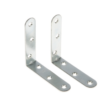 Уголок мебельный (кронштейн) МК 80*80 цинк (комплект 2 шт) *1/300