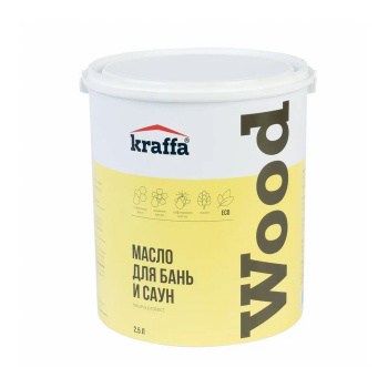 Масло для бани и сауны Краффа 2,5 л 1/6