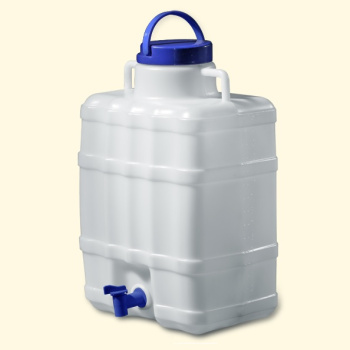 Канистра-умывальник пластм. 15л с краном (Лысьва) *1/10