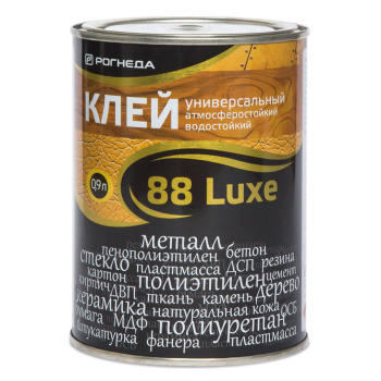 Клей 88-Luxe универсальный Рогнеда, 0.9 л, водостойкий Клей 88-Luxe универсальный Рогнеда, 0.9 л, водостойкий