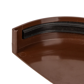 Заглушка желоба 120 мм Docke Standard, светло-коричневый