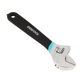 Ключ разводной T4P, 6", 150 мм, обрезиненная ручка, хром