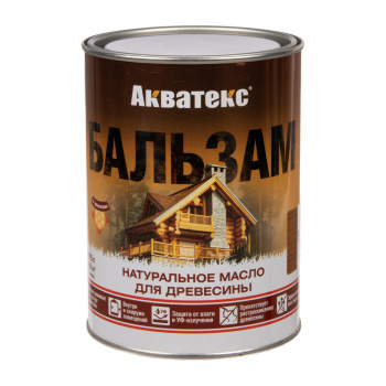 Акватекс-бальзам (натуральное масло д/древесины) тик 0,75 л *1/6/576