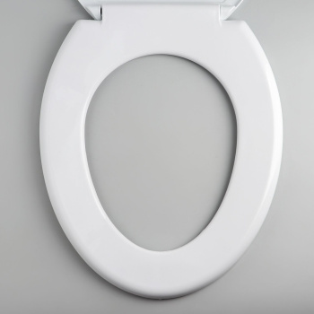 Сиденье для унитаза, 44.5х38.5х3.5 см, белый мрамор Сиденье для унитаза, 44.5х38.5х3.5 см, белый мрамор