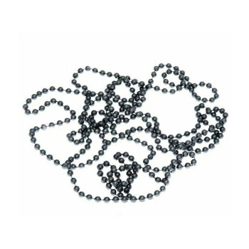 Бусы на елку Серпантин «Шарик», 270 см, 6 мм, графит