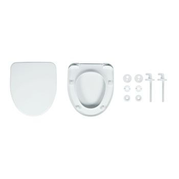 Сиденье для унитаза УКЛАД Идеал, 42х36х4.5 см, белый Сиденье для унитаза УКЛАД Идеал, 42х36х4.5 см, белый