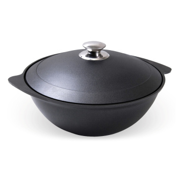 Казан алюм.а/приг.литой Kukmara "Традиция" 4,5л Металл.кр. к45а (Кукмор) *1/3