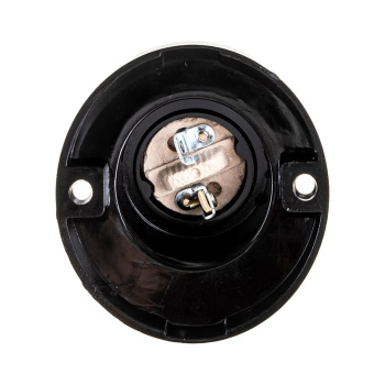 Патрон карболитовый E27 настенный 4А 250В инд. упак. UNIVersal 5560727  *10/25/300