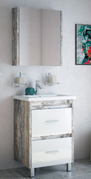 Тумба /Corozo/ "Ровена 60 Z2" антик (выписывать раковину COMO 60/GRAND 60/STRIM 60 (Cersanit)   *1/4