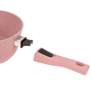 Кастрюля алюм. литая а/приг. Kukmara "Trendy style" Rose 1,5л съмн.Руч. Ст.кр.с нос к0156tsr *1/3