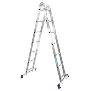 Лестница-стремянка алюм. "трансформер" 2секц. х 7ст., общ.дл.4,1м Т207 "Алюмет"*1