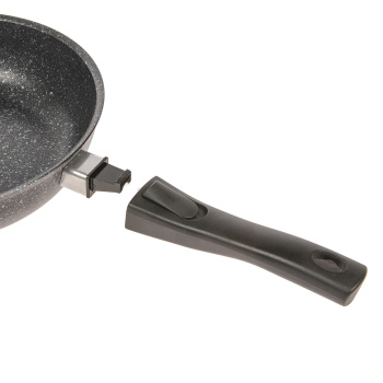 Сковорода алюм. а/приг.литая Kukmara "Мраморная" темный d26см съемн.ручка смт263а (Кукмор) *1/6