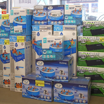 Бассейн каркасный BESTWAY Steel Pro, 221x150x43 см, 1200 л Бассейн каркасный BESTWAY Steel Pro, 221x150x43 см, 1200 л