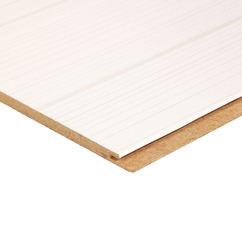 Панель МДФ 2700х240х6 мм Мастер и К, рипс серебристый, 0.64 м²