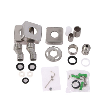 Смеситель д/ванны со стойкой для душа + ручной и тропический душ Fmark FS8145-35 *1 Смеситель д/ванны со стойкой для душа + ручной и тропический душ Fmark FS8145-35 *1