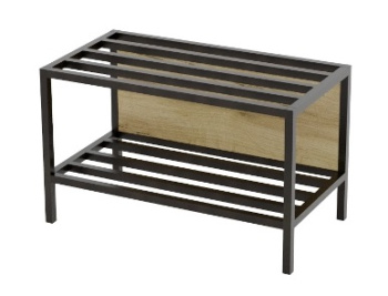 Тумба под вешалку ТВШ 2 600*322*369мм ДУБ ЗОЛОТОЙ *1