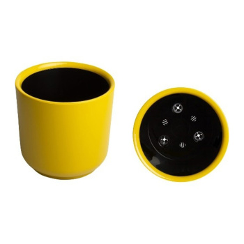 Кашпо пластм. "Дельта" 9,8л d верха 250мм h220мм со вставкой 8л Медовый Д25-34 *1