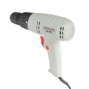 Дрель-шуруповерт сетевая 450Вт 1скор.0-750об/мин 14,5Нм БЗП 10мм реверс ДС-450 ЭНЕРГОМАШ *1/10