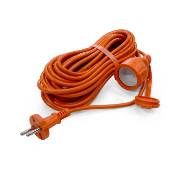 Удлинитель 1 розетка 10м б/з ШНУР ПВС 2*0,75мм2 6А мощ.нагр 1300Вт Универсал УШ-6 *1/35