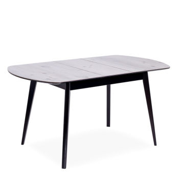 Стол раздв.АТЛАС-02 СТП 1200(+320)*800*h750мм Бискайская сосна+комплект ножек дерев.Черный *1