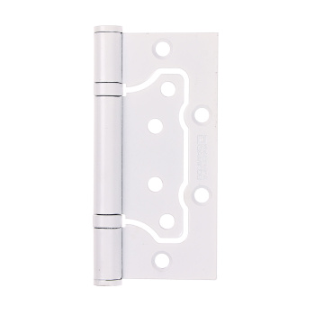 Петля без врезки БЕЛАЯ 100*75*2,5 WW Фабрика Замков *1/50/100