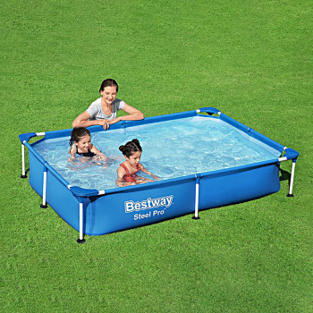 Бассейн каркасный BESTWAY Steel Pro, 221x150x43 см, 1200 л Бассейн каркасный BESTWAY Steel Pro, 221x150x43 см, 1200 л