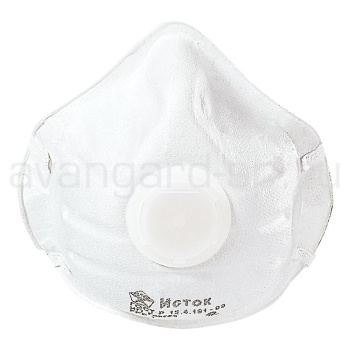 Респиратор формованный с клапаном Исток-1ФК FFP1  арт. РЕС010-И (10025) *1/10