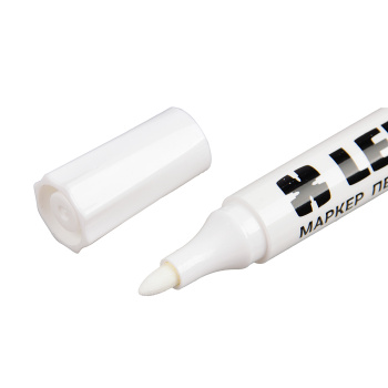 Маркер строительный перманентный белый (набор10 шт) арт.012393 LEKON EXTRA WHITE *1/12/144