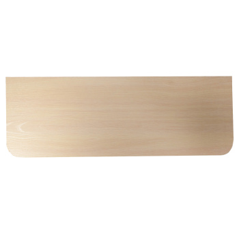 Полка ЛДСП 3 радиусная 800*250*16мм Ясень шимо светлый