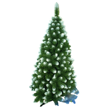 Елка искусственная Елки от Мишки «Белоснежная королева» Премиум, 130 см, ПВХ, зеленый с инеем