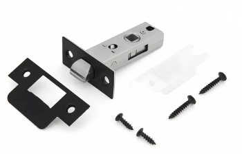 Защелка врезная п/ручку ЧЕРНЫЙ 100 BLM Фабрика Замков *1/20/100