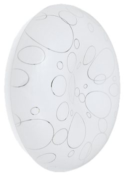 Светильник светодиодный акриловый 12Вт 4000К IEK LDPB0-2009-12-4000-K01 ДПБ 2009 d.260мм б/пул S=14м2 *1/20