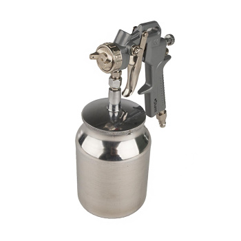 Краскопульт для компрессора бак метал. нижний 1,0л сопло 1,5мм 4 бар 1710-01-10 STURM *1/10