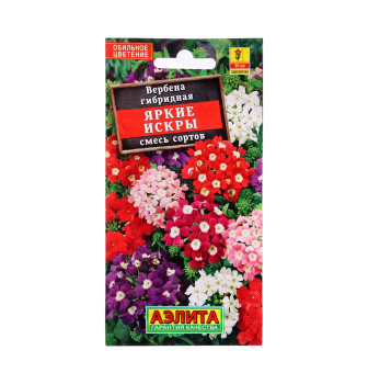 Семена Вербена Яркие искры смесь 0,1гр Аэлита цв *10/200 Семена Вербена Яркие искры смесь 0,1гр Аэлита цв *10/200