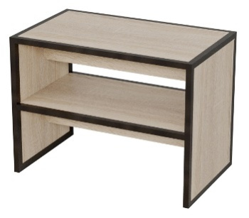 Тумба под вешалку ТВШ 600*360*450мм ДУБ ЗОЛОТОЙ *1