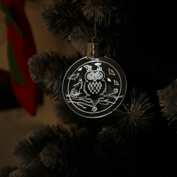 Светильник-ночник Старт НГ "Сова", 2 LED, 3D