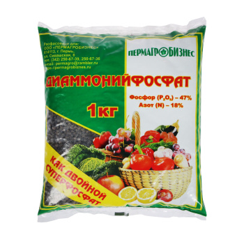 Удобрение диаммонийфосфат Пермагробизнес, 1 кг