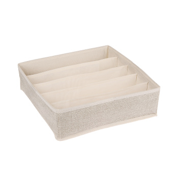 Органайзер нетканый материал "Linen" 32х32х10см, 5 секций "EG" *1/48