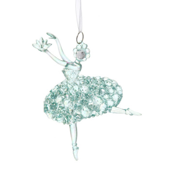 Подвеска "Праздничный танец" 9,5*14 см, Зелёный