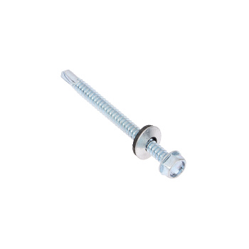 Саморезы кровельные BROZEX 6,3*76 цинк (800шт) промтара к *1